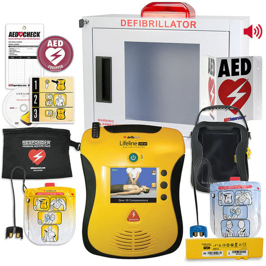 Defibtech LifeLine VIEW/ECG AED - Bundle