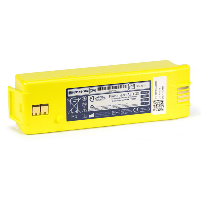 Cardiac Science Powerheart AED G3 Battery (Yellow)