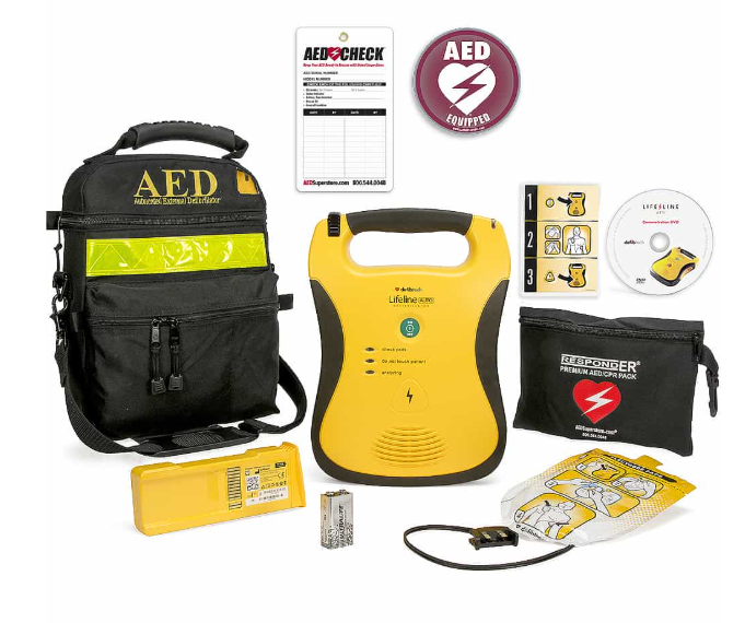 Defibtech LifeLine Semi/Auto AED Bundle