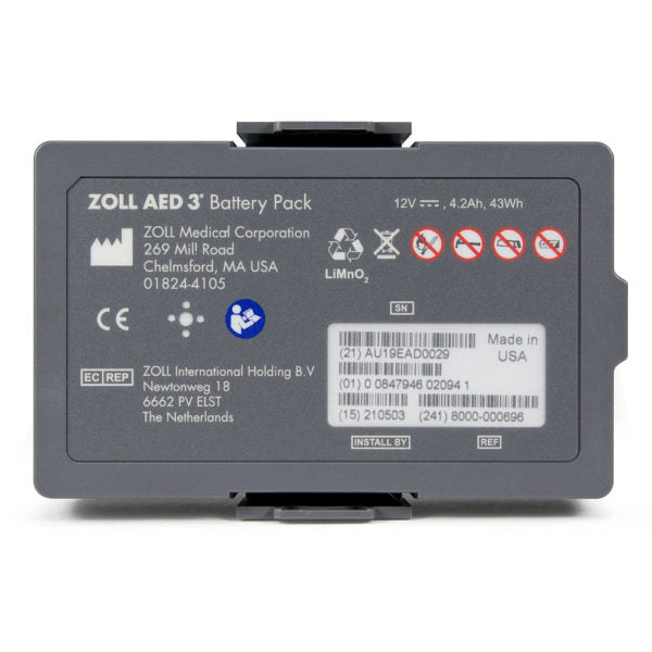 ZOLL 3 AED Non-Rechargeable Lithium Battery