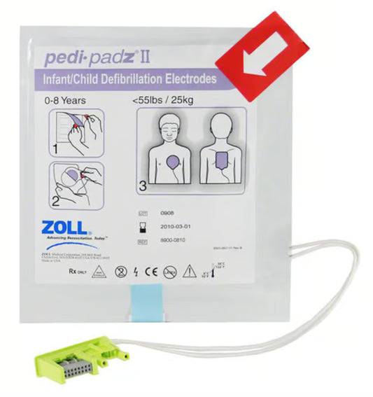 ZOLL AED Plus Pediatric Pads PEDI-PADZ II Electrodes